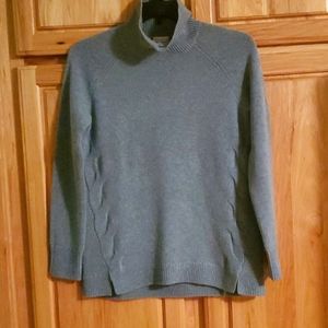 Worn 1x a few hours! GARNET HILL FUNNEL neck. S. 100% CASHMERE.  Fantastic!